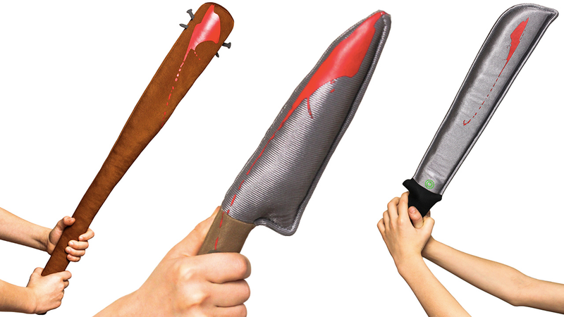 Illustration for article titled A Soft Stuffed Chainsaw Takes Pillow Fights To a Whole New Level